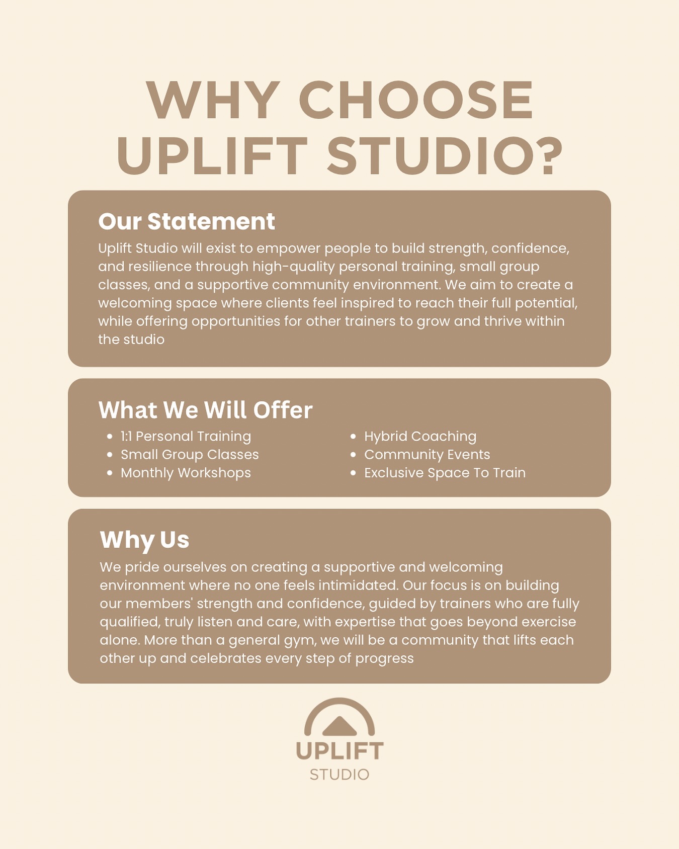 Uplift Studio has been a dream in the making for a long time. A space that’s more than just weights and treadmills, it’s about confidence, community and supporting our members to feel their best!
This isn’t going to be another gym, it’s going to be a place where you actually feel welcome walking through the door…
#UpliftStudio #communitystrength #KentFitness #Staplehurst #CommunityGym #ConfidenceThroughStrength #strongertogether #staplehurstfitness #personaltrainingstudio