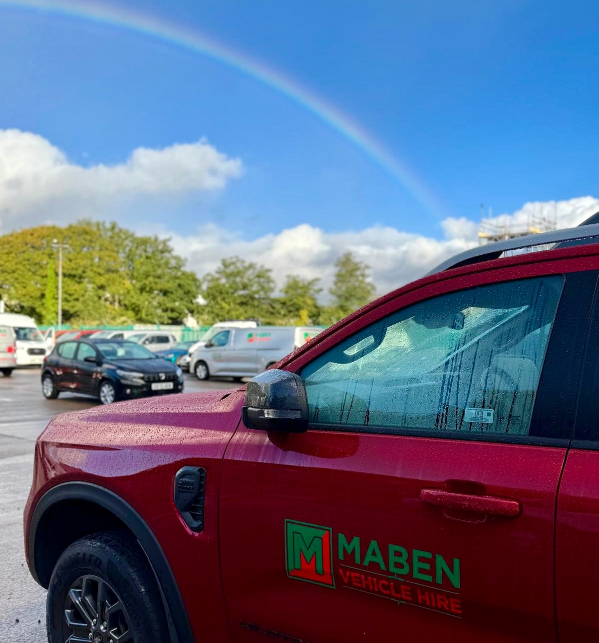 September Showers this morning🌦️🌈
-
Need a Vehicle to Hire? 🚗
GET IN TOUCH 👍🏼
📞 0117 450 6880 (Bristol)
📞 01495 757553 (Pontypool)
📩 rental@maben.co.uk
📲 Book online
📍 UNIT 4, ST ANDREWS TRADING ESTATE, THIRD WAY, AVONMOUTH, BS11 9YE
📍 PONT-Y-FELIN ROAD, NEW INN, PONTYPOOL, NP4 0DQ