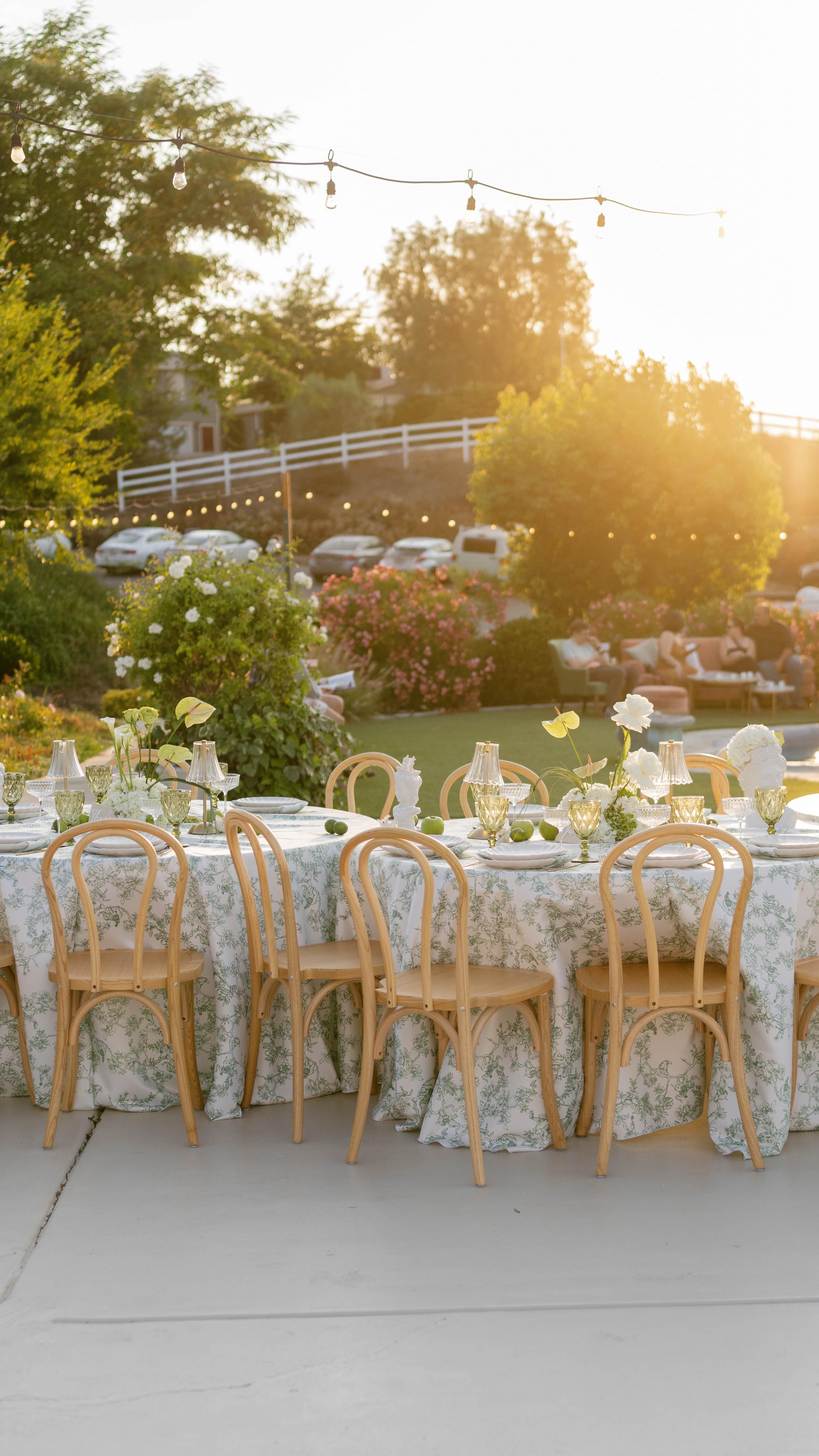 I get to live my dream job, I create dreamy table scapes with our beautiful rentals! Let’s create today!
#table #rentals #tabletopdecor #temeculawedding #summerbrides
Venue: @innatchuronwinery
Design: @courtneyrgreer
Planning: @finerevents.co
Photographer: @carriemcguirephoto
Hair + Makeup: @alyrosebeautyteam
Florals: @drapingwedding
Content Creation: @thesocial.avenue
Table Top Rentals/ Specialty Linens / Brentwood Chairs: @gabznglitzevents
Sweetheart Table / Rehearsal Dinner Table: @temeculafarmtables
Signage: @lynnguisticdesigns
Lounge: @bee_blissful_event_rentals
Cake: @1914bakery
Candles: @pillarandflame
Bridal Shower Set Up: @temeculapicnicco
Bridal Attire: @annsclassicaffairs
Groom’s Attire: @friartux
Videography: @nextchaptermovies
Officiant: @vowsbeforevino
Flower Wall: @so.reel_photobooth
Models: @themodeldocs