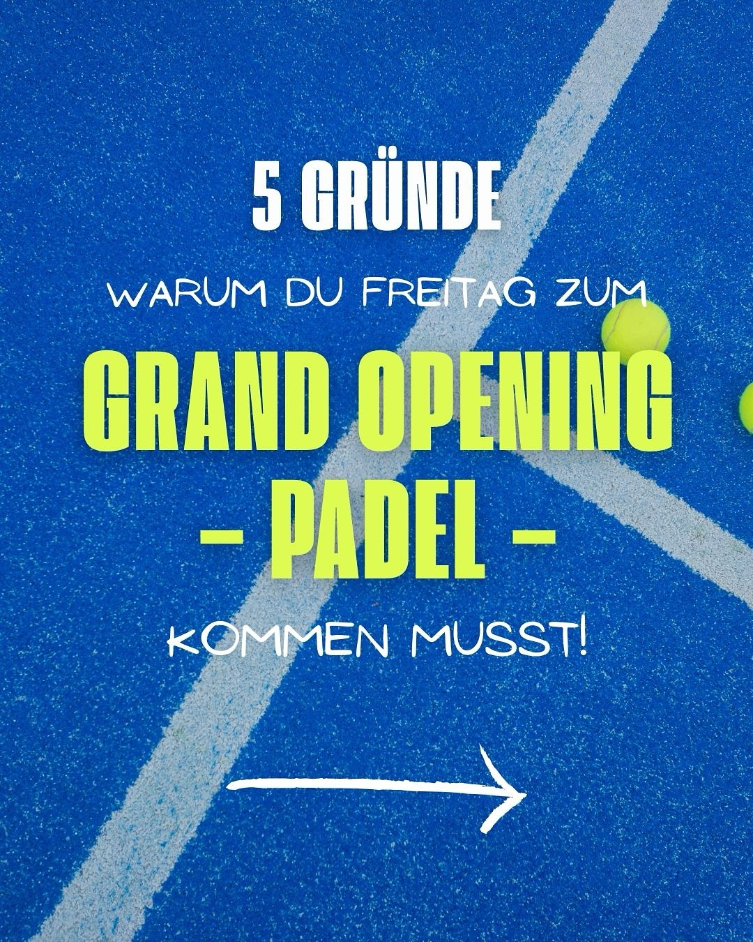 Warum du Freitag um 17 Uhr zum Padel Court Opening beim TC Lechenich kommen musst? 5 Gründe:
1️⃣ 50L Freibier 🍻 von @daniko_clubhaus
2️⃣ Free Pizza 🍕 von @roberto_di_frosty
3️⃣ Trendsport Nr. 1 „Padel“ 🎾 kennenlernen und ausprobieren!
4️⃣ Das Showmatch 🚀 mit
- dem australischen Padelnationalspieler und TCL Tennisveteran Marious Zelba @mariouszelba
- dem deutschen Teammeister Racketlon Luke Barnes @lukebarnes0511
- dem TCL Mittelrheinmeister und Padel-Coach Jan „Teach“ Zingraf @jan.zin17 und
- dem Top10 Racketlon (weltweit) Spieler Jörg Kanonenberg
5️⃣ Family Time mit Padel Equipment von @head_padel, Mini-Gewinnspielen, Musik und anderen Rückschlagsportbegeisterten 🫶🏼
Wir freuen uns auf euch!
#padel #padellovers #tclechenich #padelfun