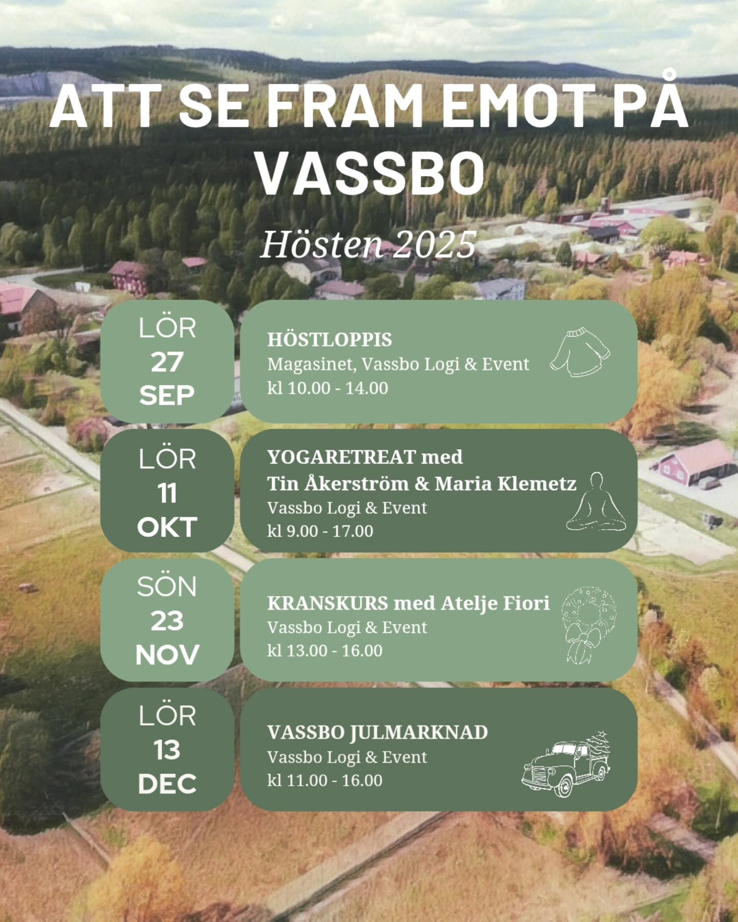 Intresserad av vad som händer här hos oss? Mer info hittar du på våra sociala medier och hemsida. Länk finns i vår profil 🍃