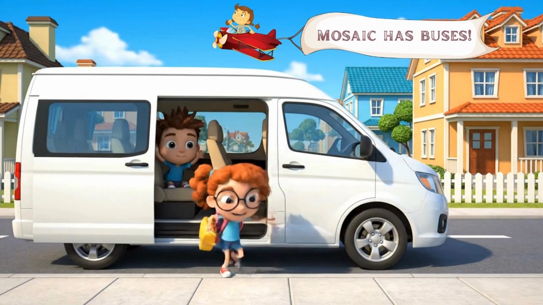 🚌🎶 The Wheels on the Bus Go Round and Round… to Mosaic! 🎶
We’ve got BIG news — Mosaic now offers transportation services to ALL our campuses in Chicago and Skokie for before and after school care, field trips, and pick ups!
Whether you're near or far, our new vans are ready to roll — safely bringing your little learners to and from a day full of discovery, play, and love. 💛
👧🧒 Hop on, buckle up, and let the learning journey begin!
📞 Call us today at (847) 696-6830 to learn more and reserve your child’s seat!
#MosaicOnTheMove #MosaicMoments #PreschoolTransportation #WheelsOnTheBus #EarlyLearningMagic #ChicagoFamilies #SkokieStrong #SafeAndReadyToLearn #MosaicEarlyChildhood #Transportation
