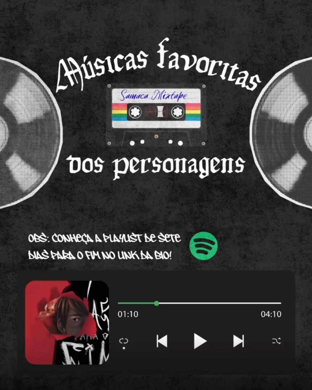 As músicas favoritas de cada personagem.
Você tem alguma preferência entre os gostos deles?
Conheça a playlist no link da bio!
#book #brasil #bookstagram #bookaholic #instabook #literaturabrasileira #like #livro #livros #literatura #vampiro #vampire #vamp #Vampiro