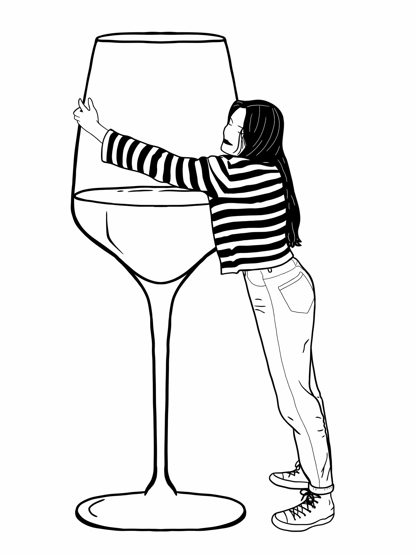 Ma définition du vendredi soir 🍷♥️
#princessegarage #winelover #vendredi #affiche #artprint #illustratricefrançaise #poster #noiretblanc #vin #vendredrink #vinnature