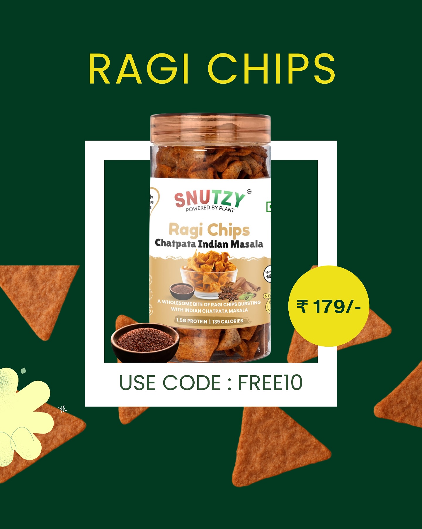 “Slow Sundays + Ragi chips = Pure bliss 🛋️
#snutzyindia #sunday #essential #nopalmoil #snutzynuts #snutzy #healthy #healthylife