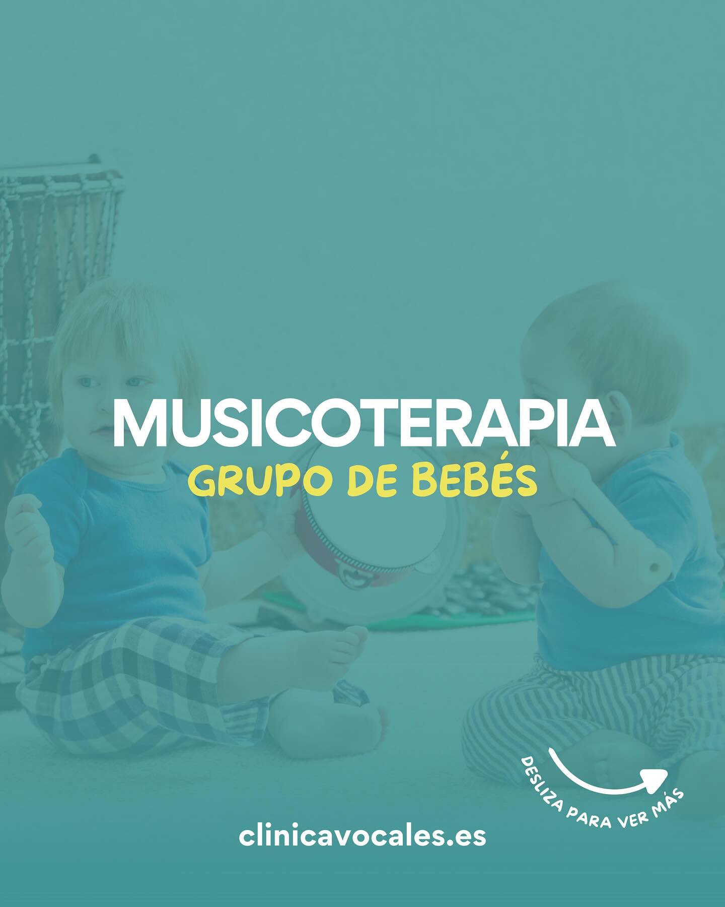¡Llegan los grupos de Musicoterapia para bebés! ✨
En octubre damos comienzo a un espacio pensado para disfrutar de la música, favorecer el vínculo y vivir momentos mágicos con tu peque 🎶👶.
Si quieres formar parte de esta experiencia única, reserva ya tu plaza.
📍 Travesía Córcoles, 3D – Mota del Cuervo
📞 Más info y reservas en el 611 50 14 02