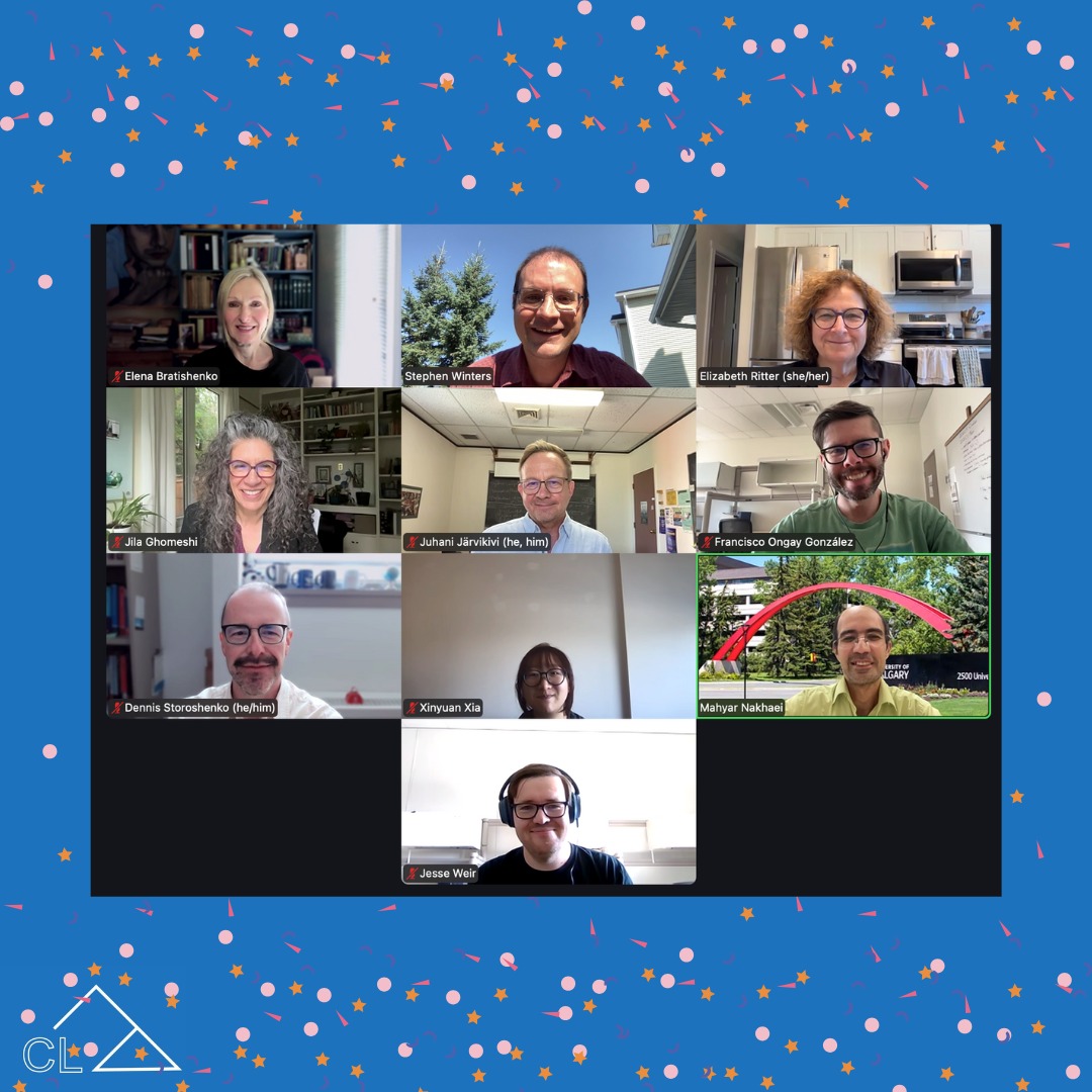 Celebrating success at #UCalgaryLING! Congratulations to Dr. Mahyar Nakhaei for successfully defending his PhD Dissertation, “A psycholinguistic approach toward an instance of a language change: The case of -esh in Persian”.
Congratulations also to Mahyar's supervisor, Dr. Dennis Storoshenko.
Thank you also to all the examiners, committee members, and neutral chair for all their hard work.
#linguistics #ucalgary #language #gradschoollife #allthingslinguistics #phd #research #phdone🎓 #phddefence #persian #syntax #ucalgarylinguistics #ucalgarygrad