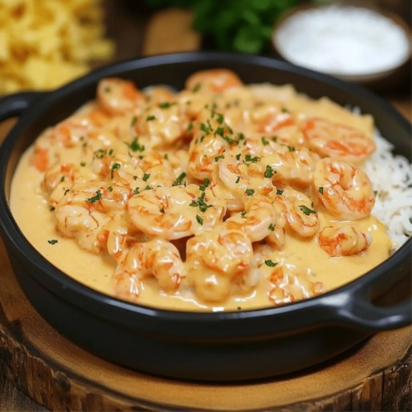 Strogonoff de camarão
Individual 400g - acompanha arroz branco e batata palha 85,00
Familia 1500g - sugerimos acompanhado de arroz bismati, pasta, batata chips ou ao seu modo. 320,00
Aceita congelamento.
Ingredientes: camarão limpo, caldo de legumes, creme de leite, extrato de tomate, cebola, azeite, pimenta do reino, sal.
Atende paladar infantil.
Compre em nosso site e receba com agendamento.
Dúvidas fale conosco pelo WhatsApp 11 996422308