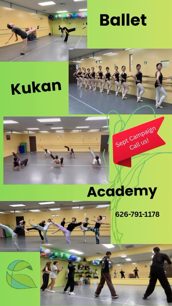 Ballet Kukan offers a discount for the month of September. If you are new and want to try out dance, come and join!