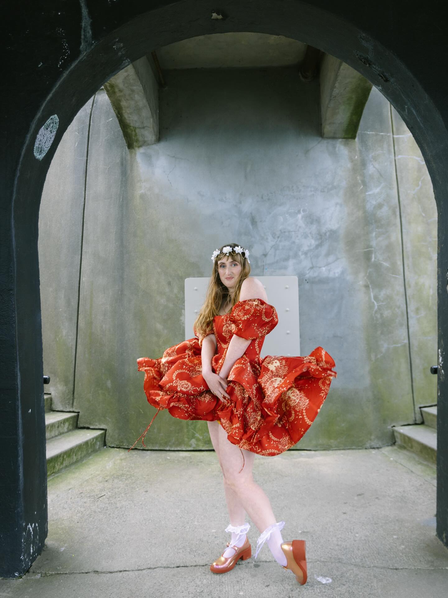 Fairy behavior only.✨I highly recommend being in love and dressing for high femme frolicking. @selkie @fluevog @tingphotography