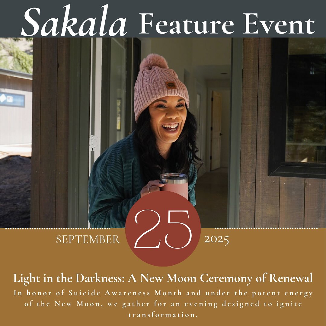 Our Next Sakala Feature Event: Light in the Darkness ✨🌑
This New Moon, we gather to honor Suicide Awareness Month with a sacred ceremony of remembrance, compassion, and renewal with @inspiredwarriorproject & a very special guest 🫶
Together, we’ll sit in circle, share space, and call in the healing energy of the new moon - a time for planting seeds of hope and embracing the light that always exists, even in the darkest times. 🌌
Join us as on September 25th at 5:30pm as we hold space for ourselves, for our loved ones, and for the collective- remembering that no one is ever alone in their journey. 💜
Reserve your spot by clicking the link in bio!
#denvercommunity #newmoonceremony #suicideawarenessprevention #suicideawarenessandprevention #healincommunity #denverstudio #denverhealing #communityhealing