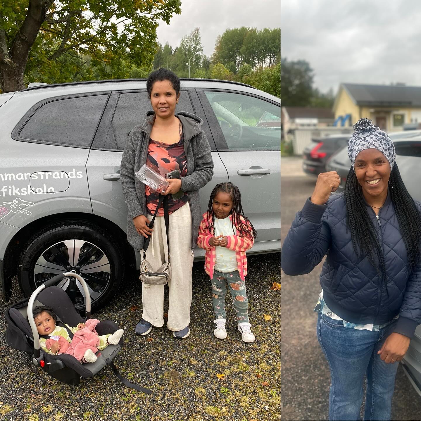 Grattis till era körkort förra veckan! 🤩👏🏻 Natsnet och Hajer 🚗 #körkort #hammarstrandstrafikskola