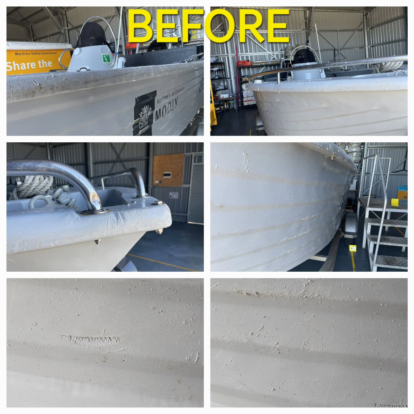 Some upgrades to Marine Safety Queensland (Gladstone Branch). Spray Chines and restoration of hull.
.
.
.
.
#queensland #marine #gladstone #safety #restoration #boatrestoration #polycraft