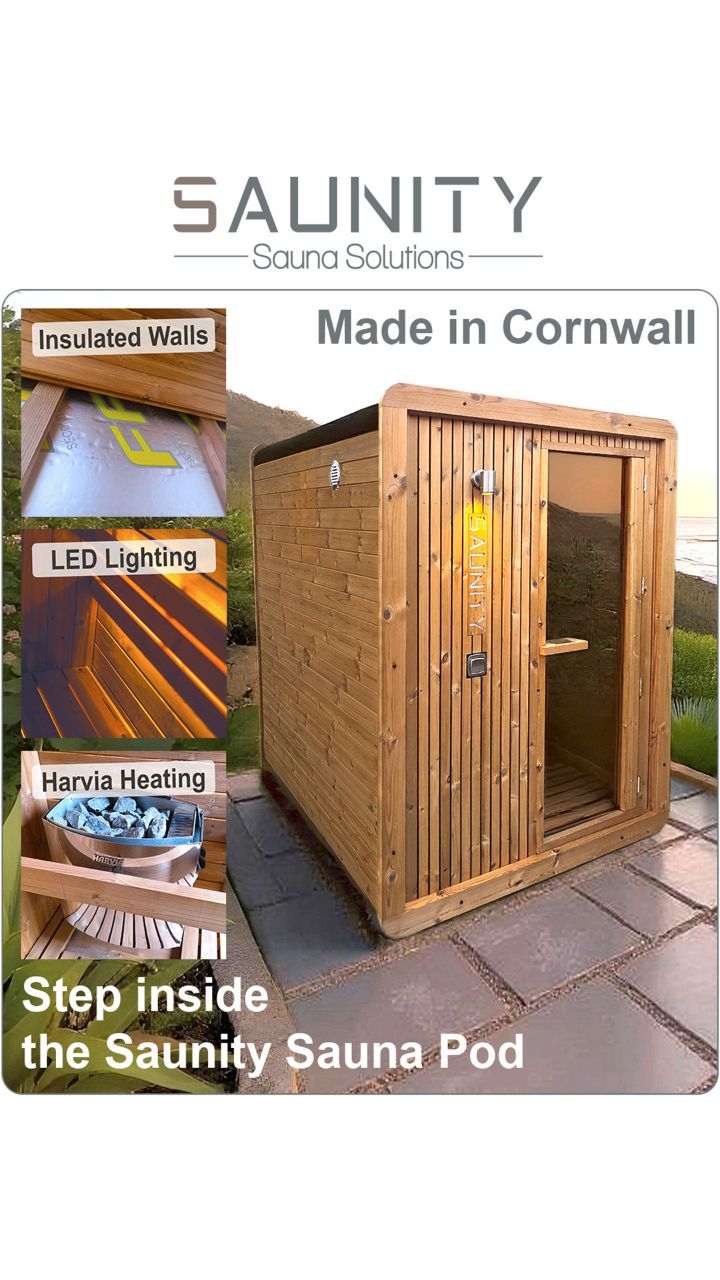 ✨ Step inside the Saunity Sauna Pod ✨
A space where time slows, and wellbeing takes center stage. Hand-built in Cornwall, every detail is designed with care:
🪵 14cm thick insulated walls that hold the heat
💡 Soft LED lighting that sets the mood
🔥 Harvia heater for deep, even warmth
Whether you’re winding down after a long day or creating a daily ritual of calm, the Saunity Sauna Pod turns moments into lasting wellbeing. Just as a true sauna should!
Discover Your Sanctuary, Your Sauna, Your Saunity.
👉 Discover more at www.saunity.com
📧 Email: contact@saunity.com
📱 WhatsApp: 07585 906 820
Elevate Your Outdoors with Saunity Sauna.
#SaunaLife #SaunaPod #FinnishSauna #SaunaExperience #SaunaCulture #Wellbeing #WellnessLifestyle #MindfulLiving #RecoveryRitual #HeatTherapy #CornwallCrafted #EscapeTheEveryday #FindYourCalm