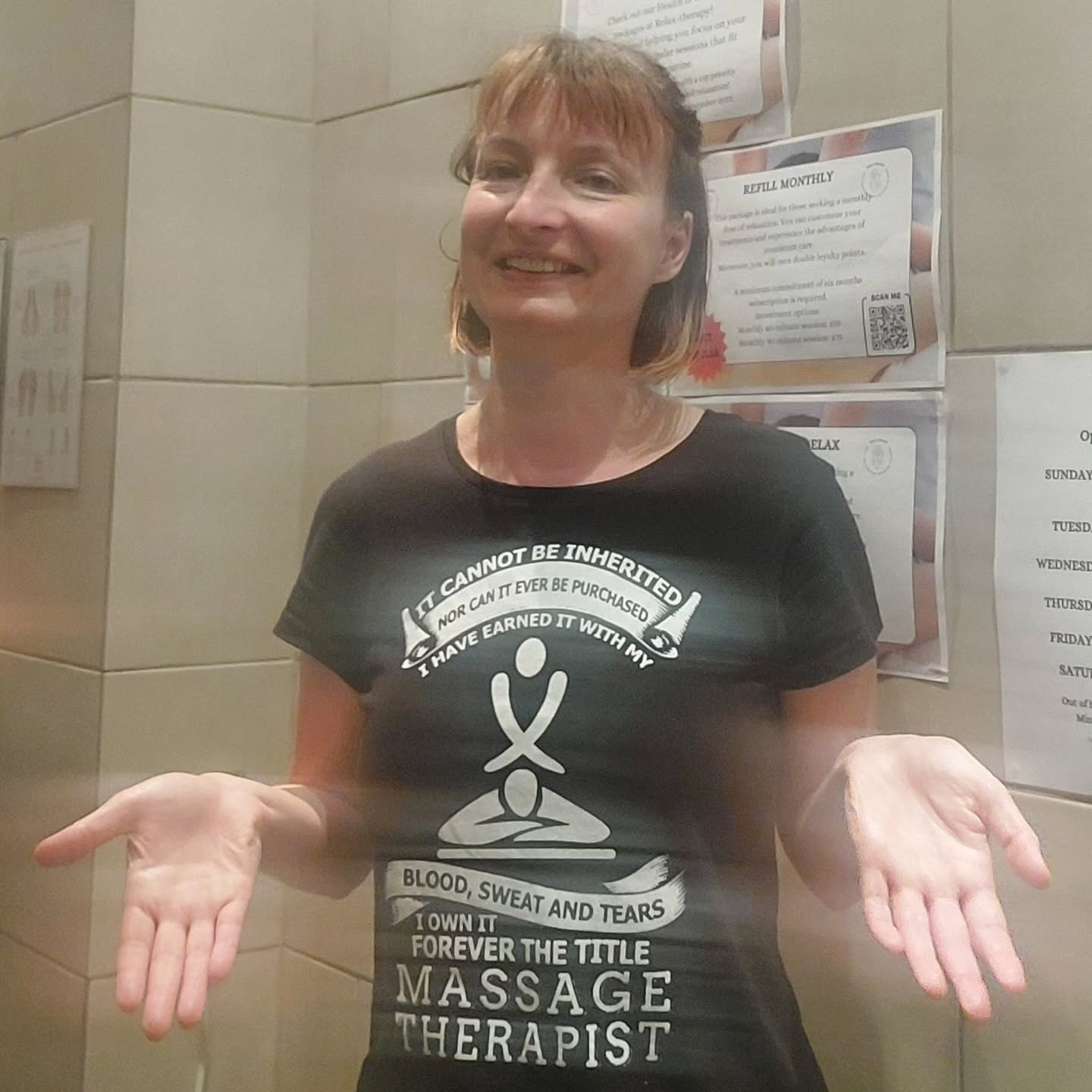 The power of passion and connection 🤝
"It cannot be inherited nor can it ever be purchased. I have earned it my blood, sweats and tears. I own it forever the title: Massage therapist."
A story that warms my heart:
Back in 2017 I was training for my first marathon (of course for Cats Protection🐈❤️).
I had trouble with my neck and I was seeing a physio in Coulsdon. The clinic had a lovely receptionist and you pep talk about weather work etc. I might mentioned one point that I am a massage therapist.
Fast forward 8 years later Jackie, the receptionist, found me at Ghost and booked massage and RLD session with me today. The clinic moved and she is retired now but she remembered our chats.
I never know who is my next victim 🤣 so just keep talking about what I love to do: helping people relax and feel their best. 🙌👣
#massage #reflexology #connection #passion #helpingothers #purley #massagetherapistlife