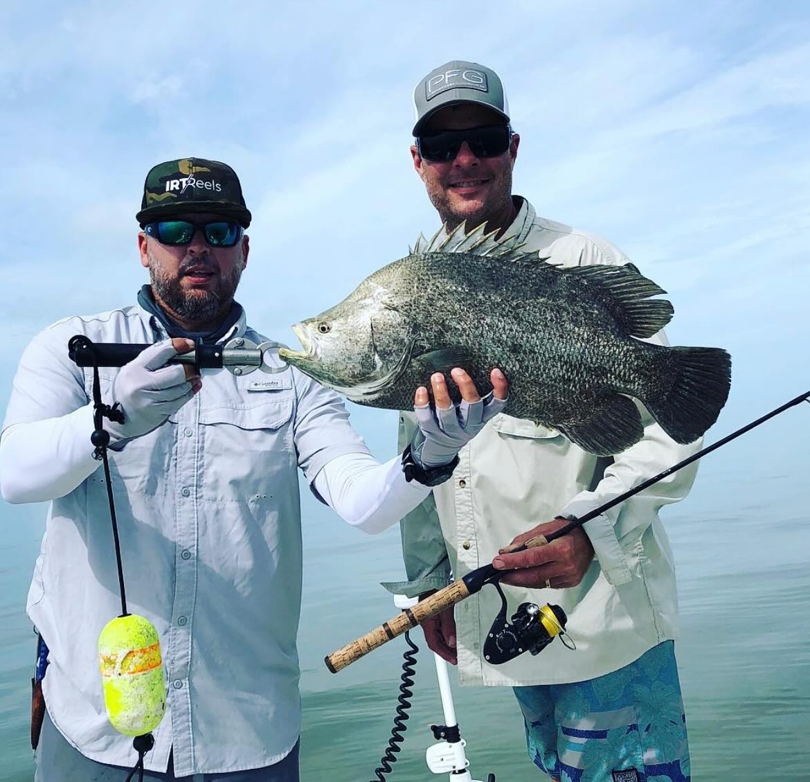 #tbt to a respectable #tripletail caught aboard 3️⃣ Sightfishing these is simply amazing! Let’s not get into the fight, which is awesome 💨 I’ve begun prebooking for the spring and winter season, call me to your name on my calendar 📅 📲305-778-5342 #a2fishingcharters #irtreels #cajuncustomrods #donnmarpliers #captainspreferredproducts #tfoflyrods #palmythgloves #fourhorsementackle #reelfishyapparel
