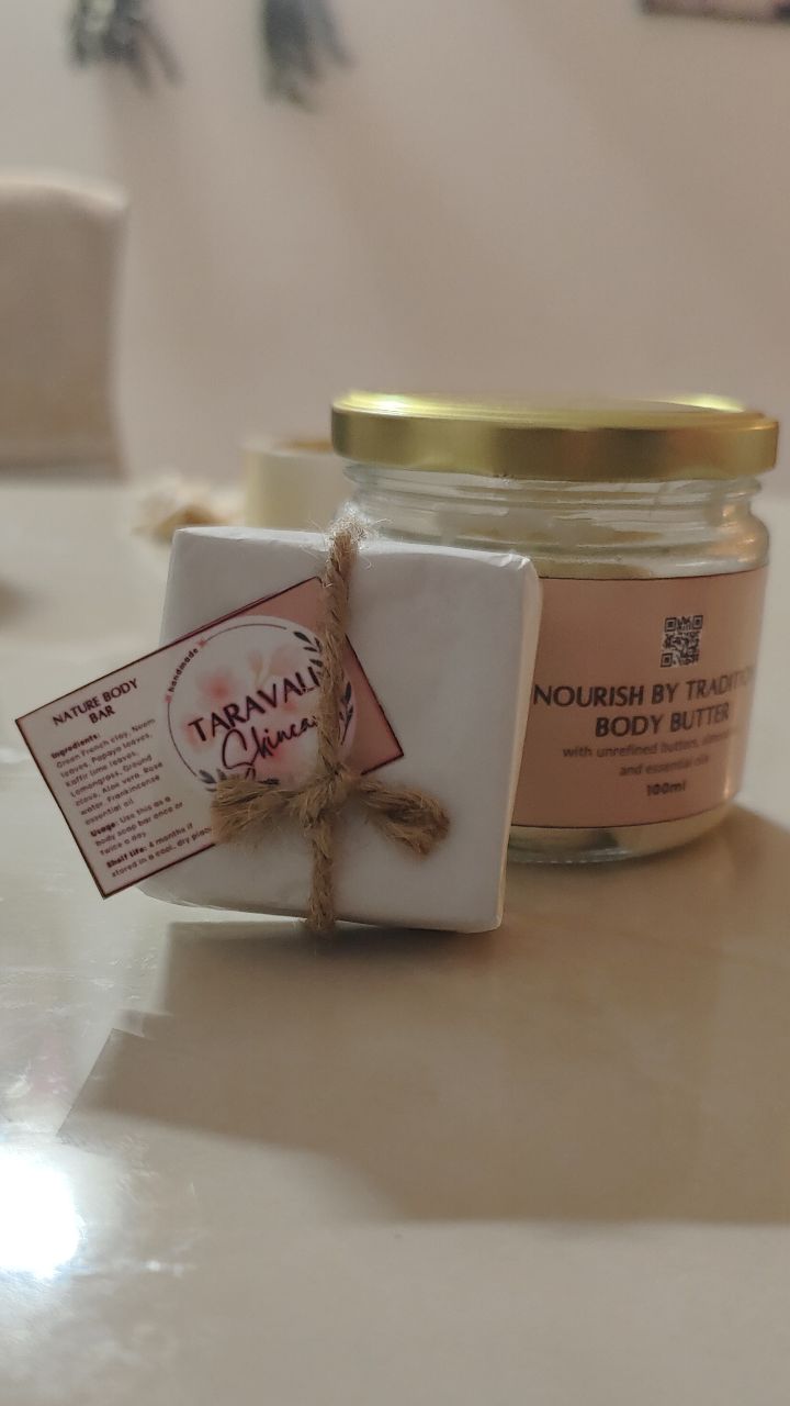 It all began with a message, late at night ♥️
Akanksha @akanksha.purohit14, my bestie, my soul sister, and the brilliant mind who named Nourish by Tradition Body Butter 💛
She apologized for messaging late at night, unaware that her message was exactly what I needed 🥹
What started as a simple conversation soon became so much more. She gave Taravali a new home, became my official product tester, and her aura has this gentle way of keeping me grounded, especially on the hectic days.
I’m so grateful we communicated because if we hadn’t, we might never have shared our first chai pe charcha. (Though knowing her, we probably would have eventually… because beautiful souls find a way ♥️)
Thank you, Akanksha, for being part of this journey and for making it sweeter, softer, and so full of love 😍
With gratitude,
Lakshita Bharath