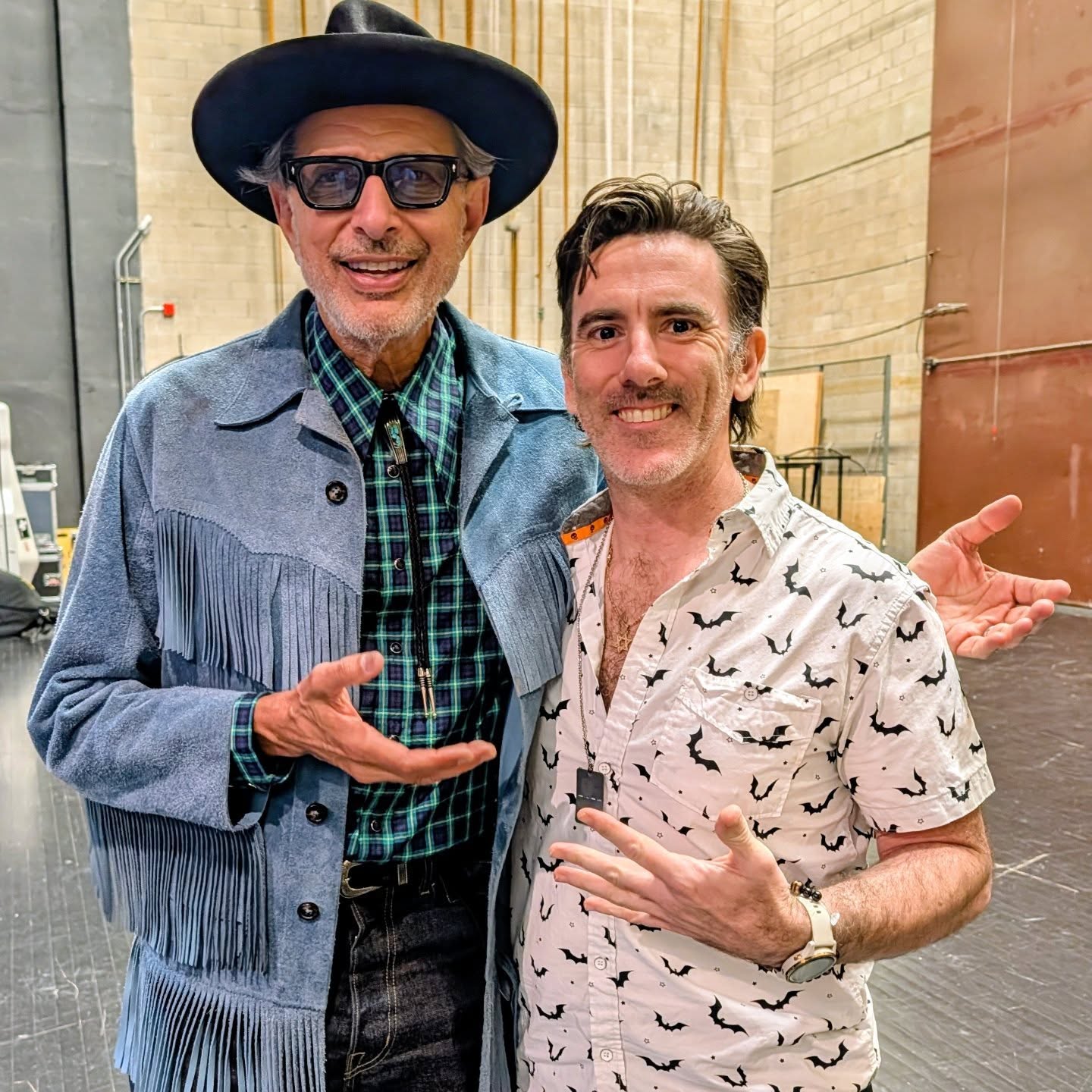 We never share personal posts because our events are about YOU buuuuut when our CEO meets someone as prolific as Jeff Goldblum we can't keep it a secret. His movie TRANSYLVANIA 6-5000 helped propel Ozzy into a life of forever loving everything spooky and Halloween.
🖤🎃🖤🎃🖤🎃
What was your first Jeff Goldblum movie?
🍿🍿🍿🍿
#vibes #transylvania65000 #jurassicpark #earthgirlsareeasy #lifeaquatic #independenceday #thefly #wicked #thebigchill #theprinceofegypt