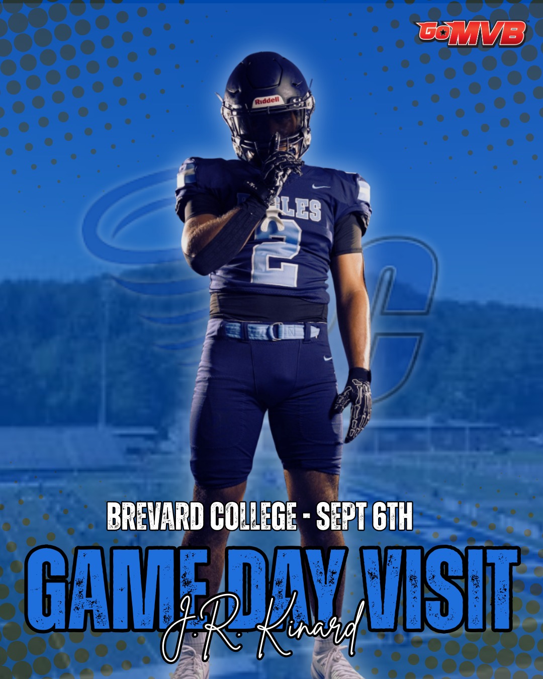GAME DAY VISIT: ‘26 RB/SS is taking a visit to Brevard College on September 6th! @JRKinard2