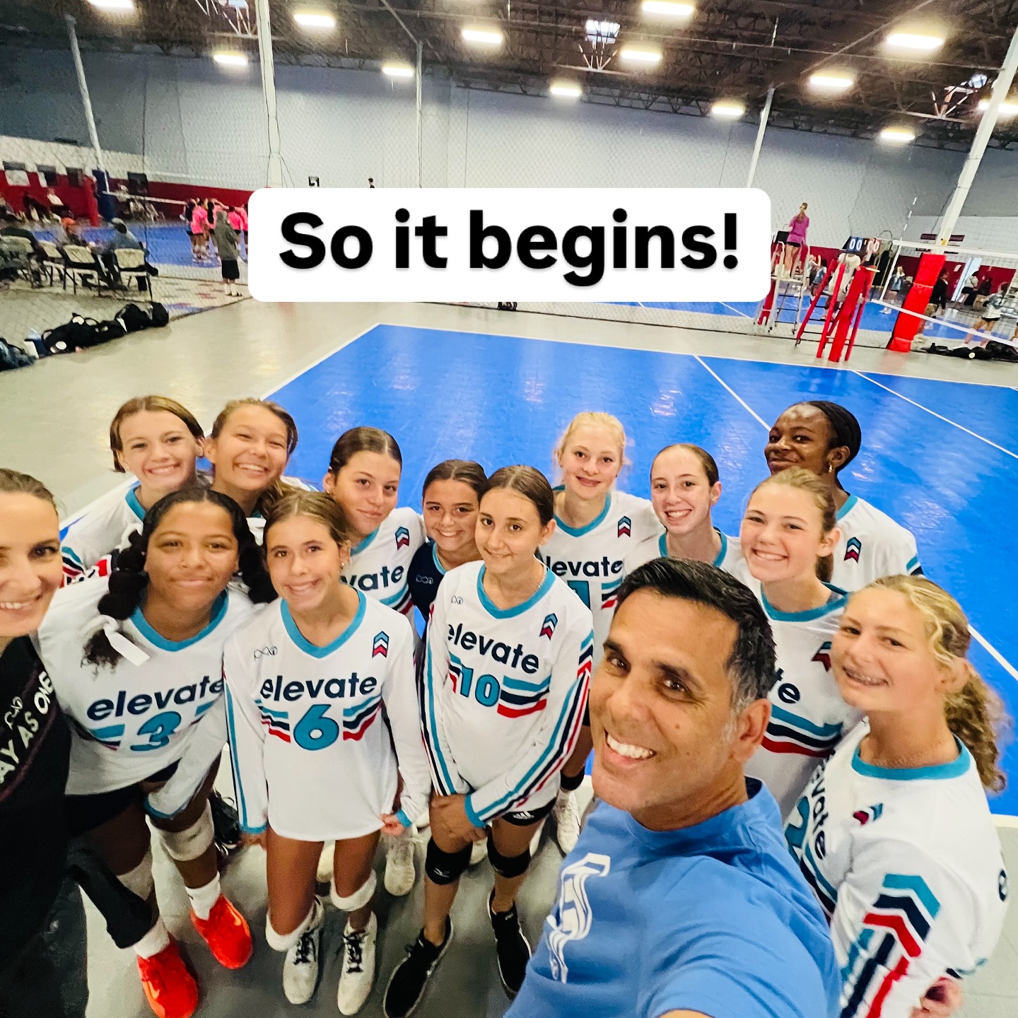 Congratulations to our Elevate girls team kicking off their vb season today in style with their first tourney of the fall season! #pao #playasone #elevatevb