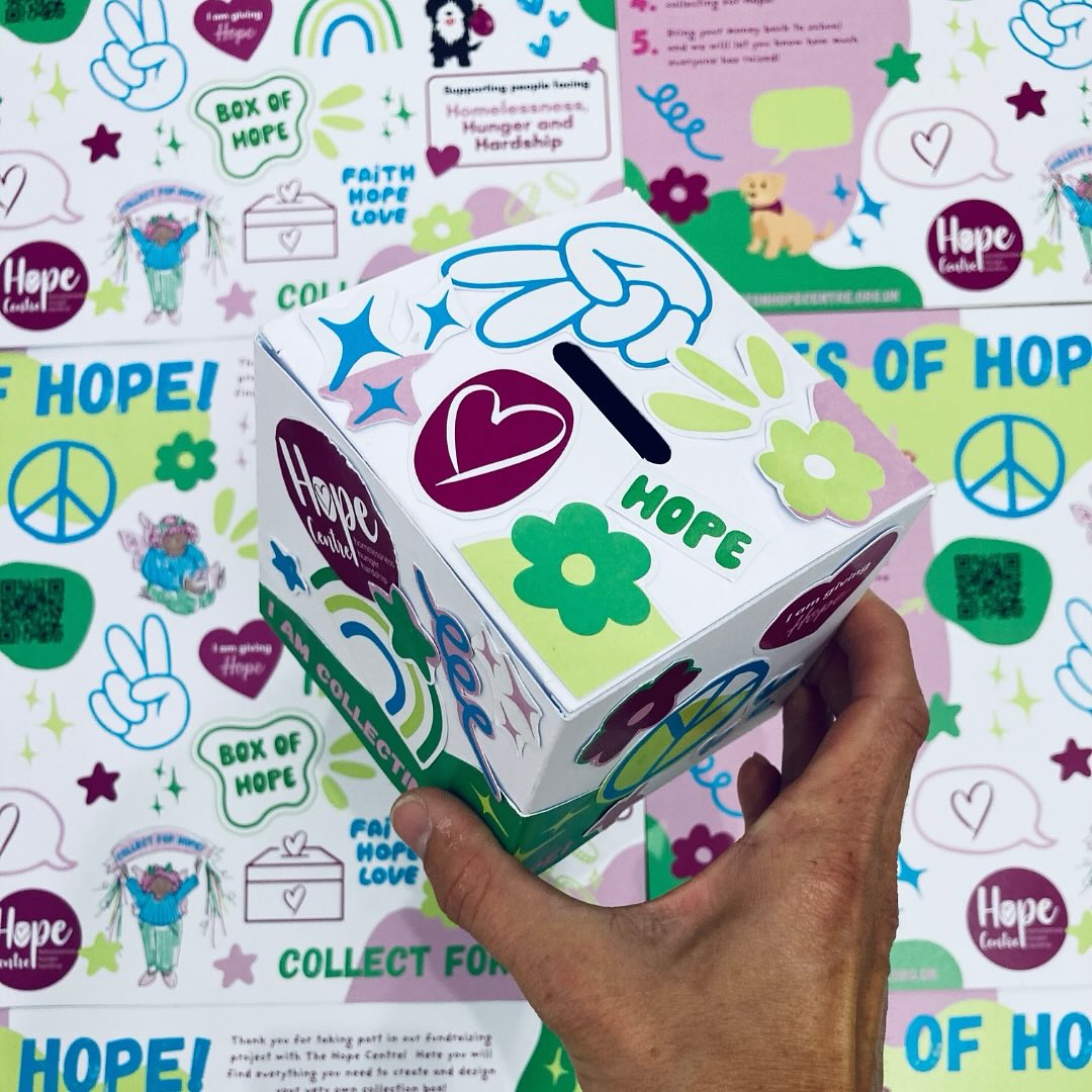 We’ve been working hard behind the scenes with the wonderful team at @northamptonhopecentre on our Little Boxes of Hope project! It’s so great to finally be able to share this as it’s honestly been one of our most enjoyable projects to-date, and for such an important cause! 🙂 ✨
We’ve developed and produced an activity for primary schools to encourage deeper awareness of homelessness, hunger and hardship - using our bespoke collage sheet (designed alongside the wonderful Ria at NHC) and bespoke fabricated money box nets, children will be given the opportunity to design their own fundraising collection boxes, and collect coins for Northampton Hope Centre. We’ve also developed an engaging Learning Hub to further expand families’ knowledge on the concept of homelessness, and the Northampton Hope Centre itself. 🙌🏻🙌🏻🙌🏻
If your school would be interested in taking part please email Chris Potter for more information: christopher@northamptonhopecentre.org.uk