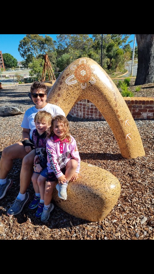 Return, resilience and guidance πͺπ£
Public art with a story β Mel designed this concrete boomerang and animal track steppers to reconnect culture and place.
Now standing proudly in the Woodland Precinct of Montario Quarter, these pieces bring the cultural stories of Noongar Country into the heart of the community π€πβ€οΈ
#montarioquarter #publicart #aboriginalart
#culture #noongarartist #noongarculture #sculpture #publicartwa
