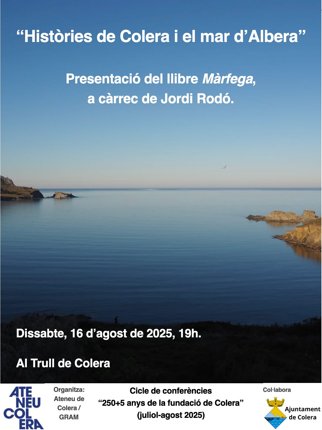 Presentació del llibre ‘Màrfega’, agost 2025.