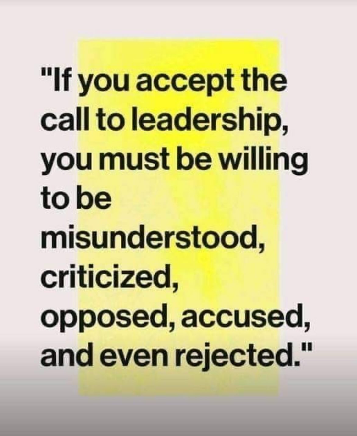 At first you might flinch at this statement, but then look at the life of the greatest leader ever known to man…Jesus. Leadership is many different things at various times but it always, always, always demands sacrifice-full stop!