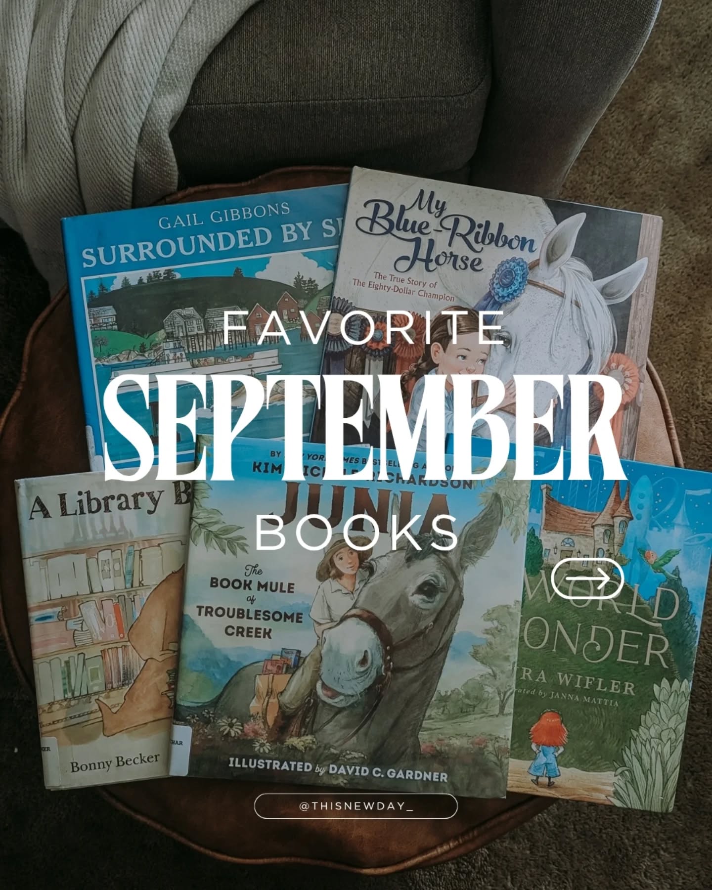 Get your free book list for September ⤵️
☀️ This list contains a mixture of favorite autumn and light-hearted books! I also sprinkle a few true stories in because those are always our favorites! 🫶🏽
➡️ Comment the word "September" below and I'll message you a direct link to my book list.
**Also check out my other monthly reading lists!
.
.
.
#septemberreading #readingcalendar #septemberpicturebooks #picturebooksforseptember #monthlybooklist #booksforfall #fallpicturebooks #picturbooksofinstagram