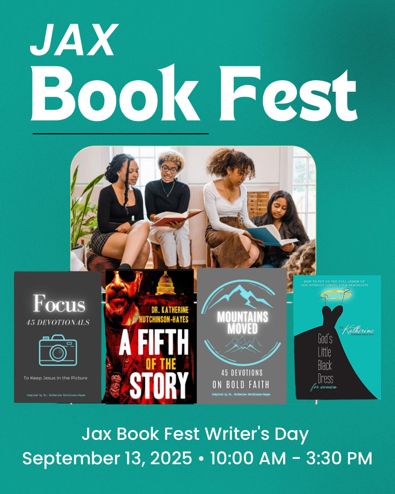 ✨ Exciting News! ✨
I’m thrilled to announce that I’ll have a visibility table at the Jax Book Fest Writer’s Day on September 13, 2025 (10 AM – 3:30 PM)! 📚✍🏾
📖 Stop by my table to grab:
✅ Plenty of signed books for sale
✅ Fun swag & freebies 🎁
✅ Special promos & giveaways for both aspiring and established authors!
If you’re in the area, I’d love to see you there! Come say hi, snag a book, and let’s celebrate the joy of writing together. 💫
📍 Jax Book Fest Writer’s Day – September 13, 2025
🕙 10:00 AM – 3:30 PM
#JaxBookFest #WritersDay #AuthorLife #BookSigning #BookFestival #jacksonvilleevents