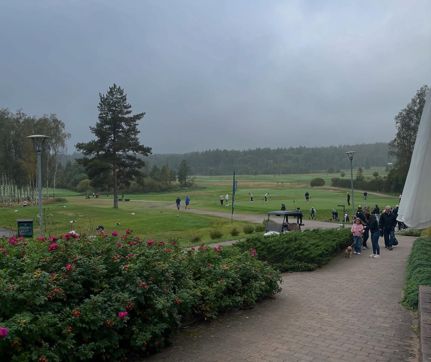 Aamupäivän tilanne. +17 C, @golfliitto Future Tour 7