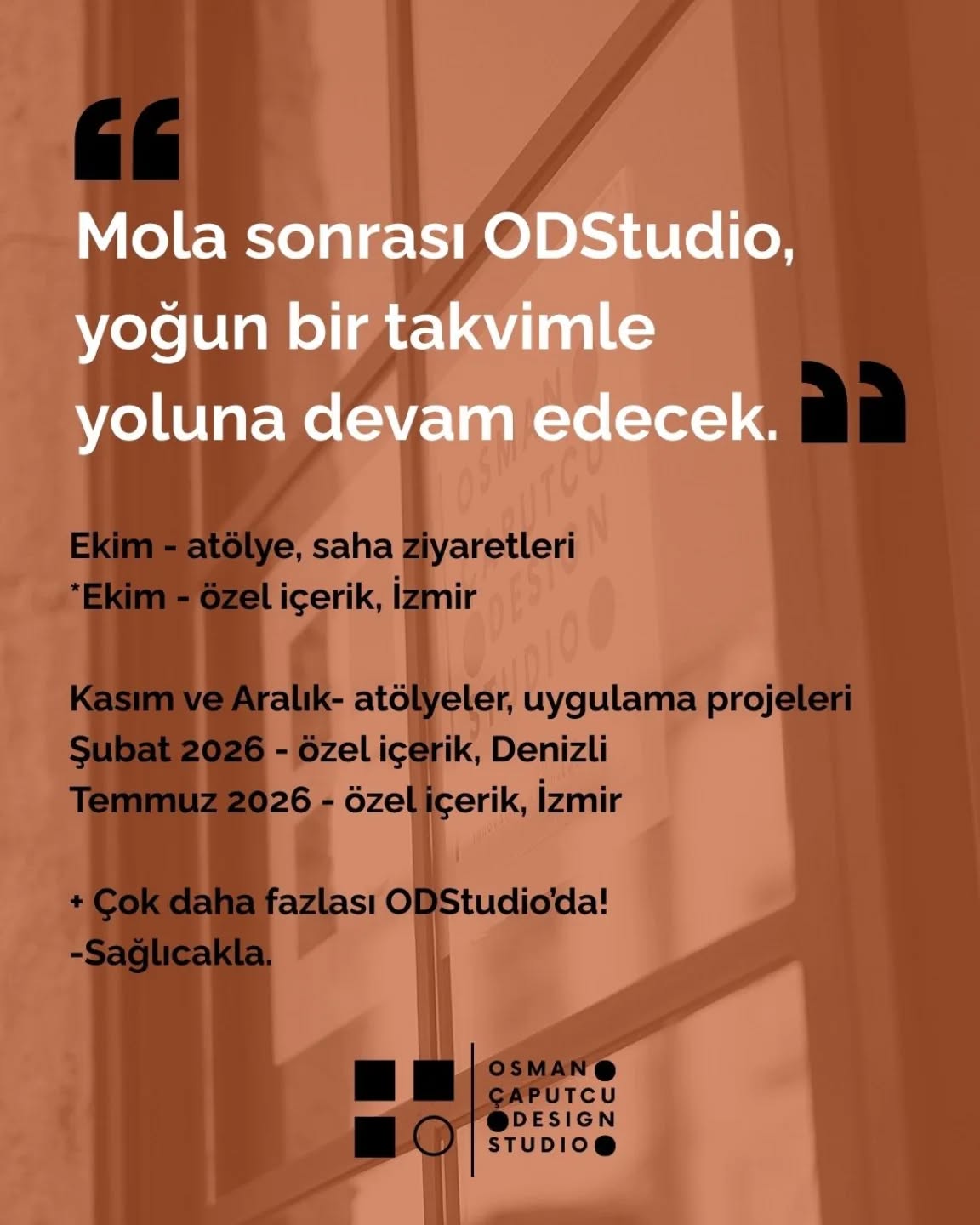 🚀 Yeni projelerle Ekim'de yeniden buradayız! Takipte kalın.