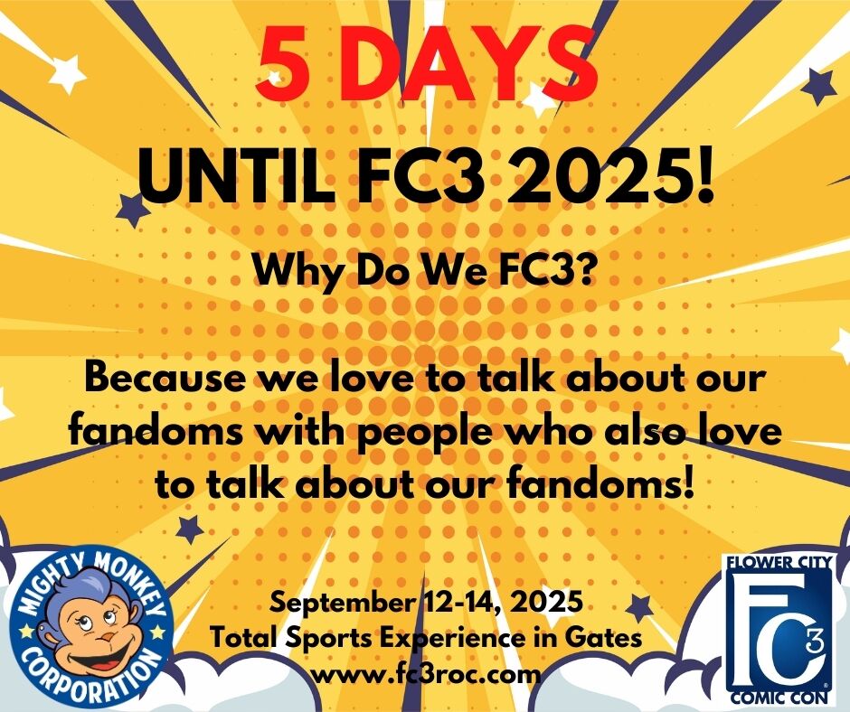 Why Do We FC3?
Because we love to talk about our fandoms with people who also love to talk about our fandoms! #FC32025 #ExperienceFC3 #WhereItAllComesTogether