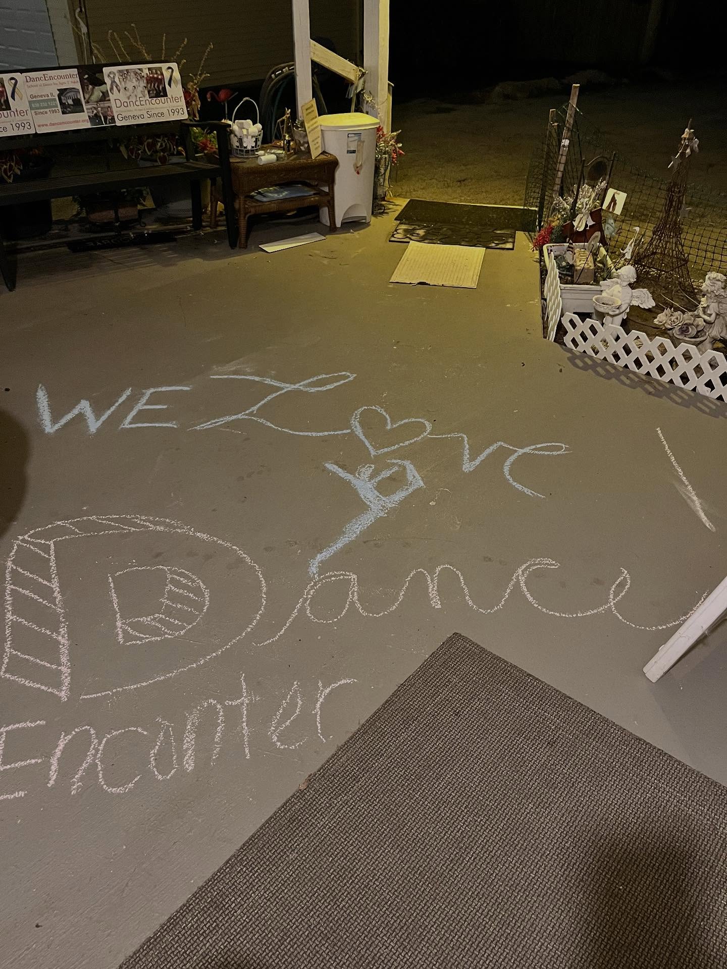 Just gotta love when student dancers leave you such lovely artwork and messages.
Love you right back…