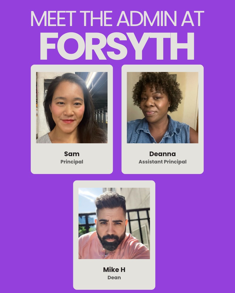 👋 Meet the Admin Team at Forsyth! 💫
- Principal Sam
- Assistant Principal Deanna
- Dean Mike
We’re here for YOU — whether you’re:
⚡ Dealing with issues
🏀 Want to join a PSAL girls or boys Basketball Team
💡 Thinking of joining or starting a sports team, club, or program
🍿 Just need a snack and a chat
Don’t be shy — stop by! 💬
We’ve got your back and maybe even your favorite chips 😉
#Admin #HereToHelp #StudentSupport #forsythsatelliteacademy #basketball #psal #snacks #highschool #transferschools #nyc