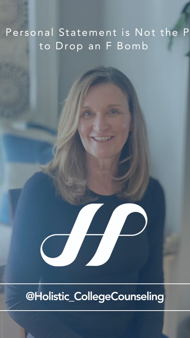 Your personal essay should be in your voice. Not the voice you talk to your friends in- think more how you’d talk to your grandparents. #collegecounseling #holisticcollegecounseling #collegeapplications #collegeessay #collegeessays