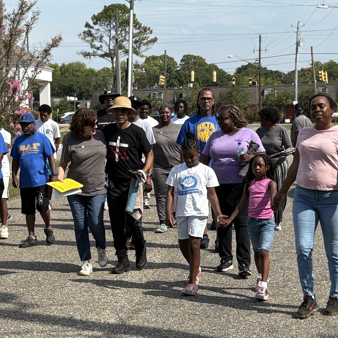OUR Montgomery Prayer Walk
Gay Meadows, Gladlane & Clubview
Monthly Prayer Walk/Gathering #79
More photos in the “One United Reaching (OUR) Montgomery” Facebook group.
Join us on Saturday, October 4, for our next OUR Montgomery monthly prayer walk! More details soon…
Sign up for our mailing list at www.ourmontgomery.org
Text OURMTG to 74000 for text reminders about first Saturday prayer walks and gatherings.
#ourmgm
#mymontgomery
#montgomeryalabama