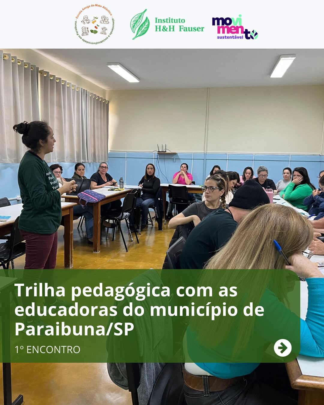 1º Encontro Formativa para Educadoras de Paraibuna
No primeiro encontro da nossa Trilha Formativa com as educadoras de Paraibuna, mergulhamos na história e transformação do território antes e depois da construção da represa.
Também discutimos como os Sistemas Alimentares estão ligados às mudanças climáticas e analisamos exemplos de sociobiodiversidade que mostram a riqueza local.
E reforçamos a importância de valorizar as frutas nativas da Mata Atlântica, que são parte do patrimônio ambiental e cultural da região.
Realização do @ihhfauser com apoio da Prefeitura de Paraibuna, projeto realizado por meio do #ProgramaMovimentoSustentavel.
#EducaçãoAmbiental #FrutasNativas #MataAtlântica #Sociobiodiversidade #Paraibuna #MeioAmbiente
