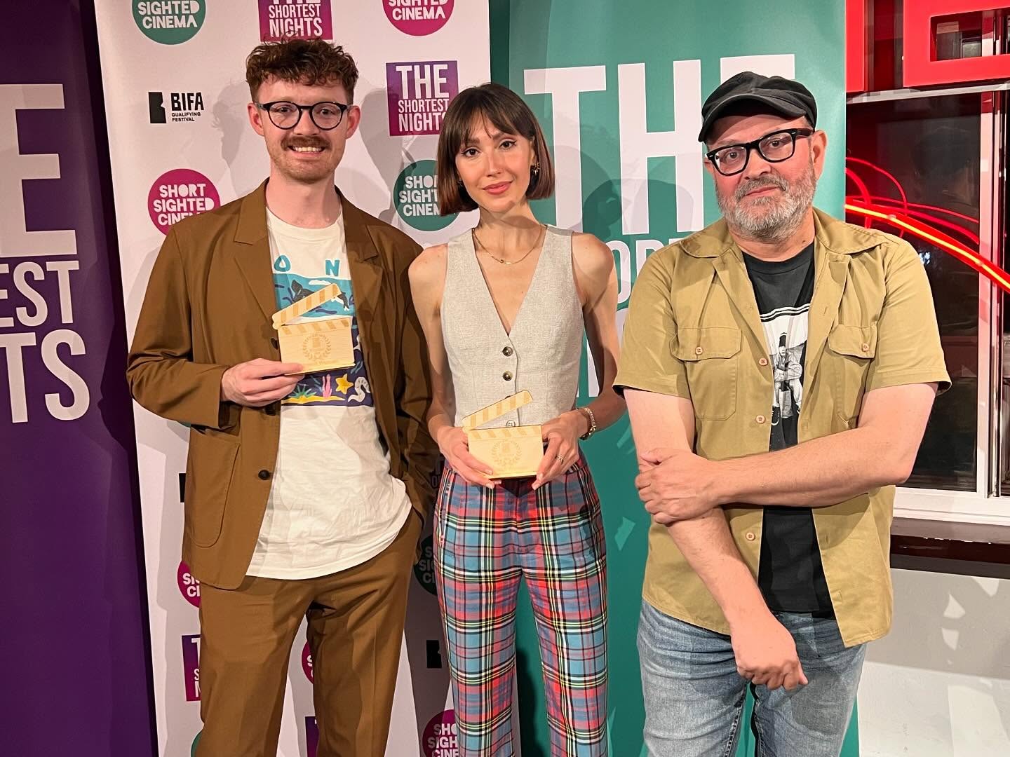 We won Best Film!
So happy to have collected the award for Best Film alongside Unwell Woman director @daniella_devinter last night!
Thank you @theshortestnights for a brilliant evening filled with incredible films, and thank you @ilsonphilip for selecting us as the winner!