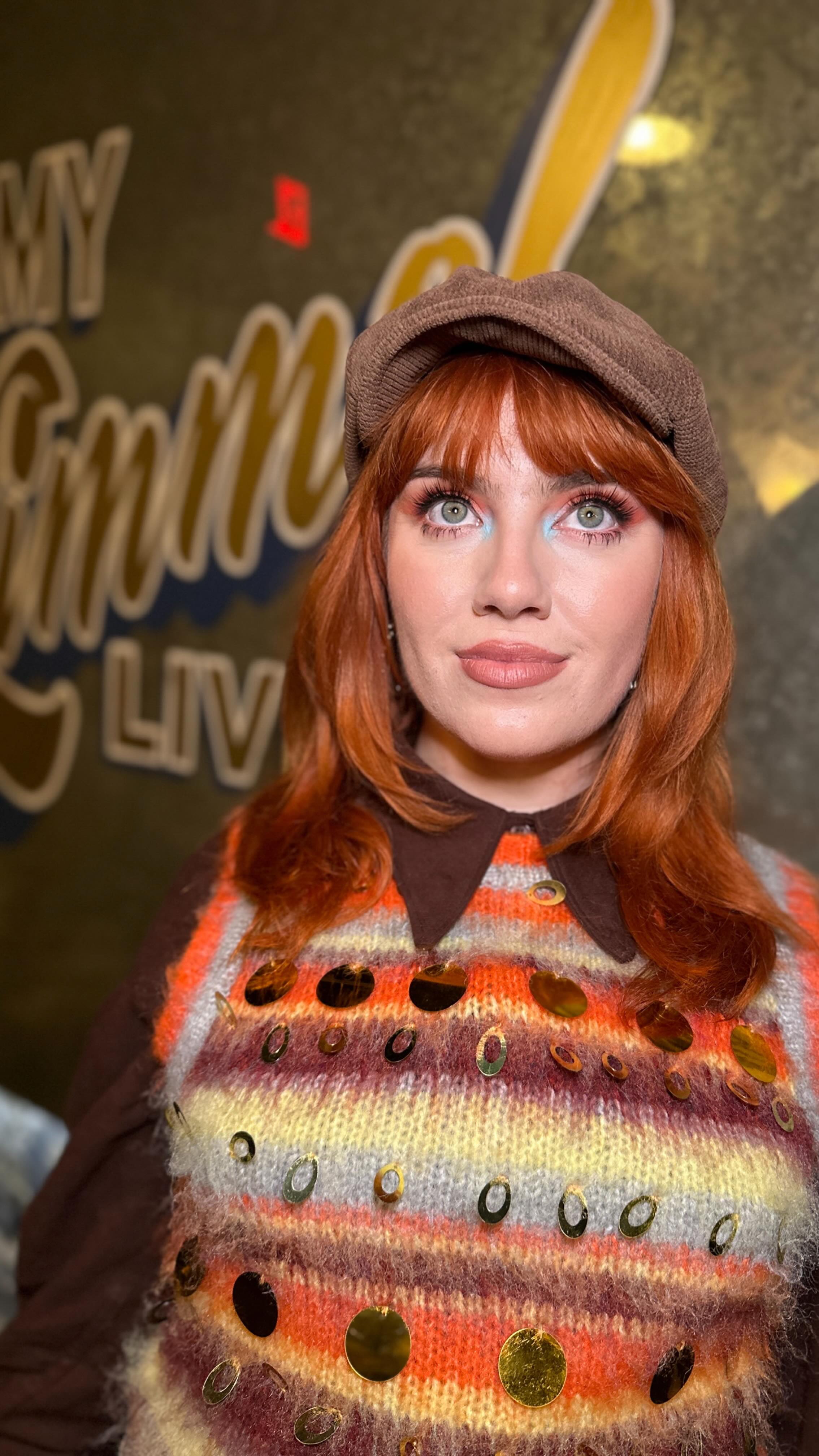 Hard not to “Take a Sexy Picture” of this queen.
Hair and makeup by me on @cmatbaby for her American television premiere on @jimmykimmellive 💕