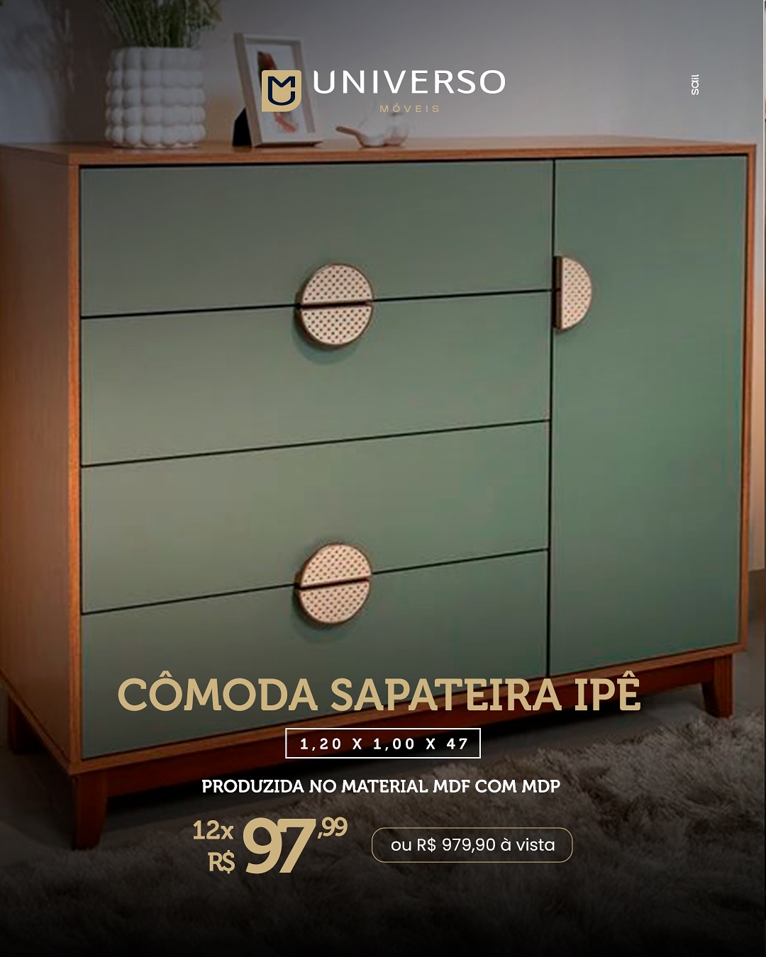 Organização e estilo em um só lugar!
Na Universo Móveis, você encontra as melhores cômodas para transformar o seu espaço, seja ele grande ou pequeno.
São diversos modelos e tamanhos, perfeitos pra quem precisa de praticidade sem abrir mão do bom gosto.
📍Rua Paraná, 3479 – Centro
📲 (45) 99818-7287
#UniversoMóveis #Cômodas #OrganizaçãoComEstilo #SeuEspaçoBemPensado