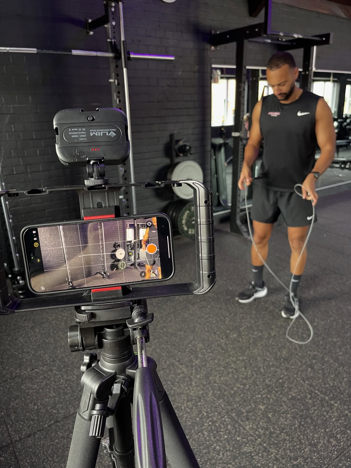 Video shoot with @_prince_fitness for his new website. Launching very soon!