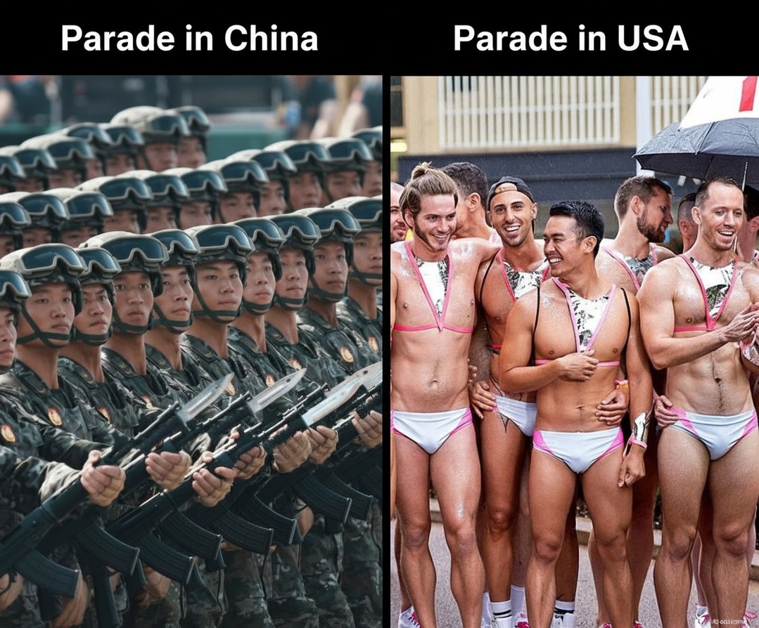 One globe, two parades, endless ways to show your true colors 😂