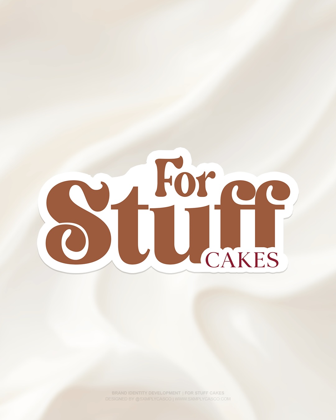Client Brand Reveal: For Stuff Cakes 🎂🍒
Whimsical, bold, and full of flavor, just like the cakes themselves. I had the absolute pleasure of designing the full brand identity for For Stuff Cakes, a custom cake studio that brings sweetness and creativity to every celebration.
From the nostalgic piping bag logo to the rich chocolate-raspberry palette and versatile submarks, this brand transformation was crafted to feel as unforgettable as the moments these cakes are made for.
💻 Ready for a brand glow-up of your own?
Now booking for logos, full brand identity packages, and more.
📩 Visit sxmplycasco.com to inquire.
#BrandReveal #ClientWork #ForStuffCakes #BoldBranding #CakeLogoDesign #BakeryBranding #CustomBrandDesign #SXMPLYCASCO #LogoDesign #CreativeStudio #CharlestonDesigner #FoodEntrepreneur #VisualIdentity #BrandTransformation #WomenInBusiness #BrandingPortfolio #dmvgraphicdesigner