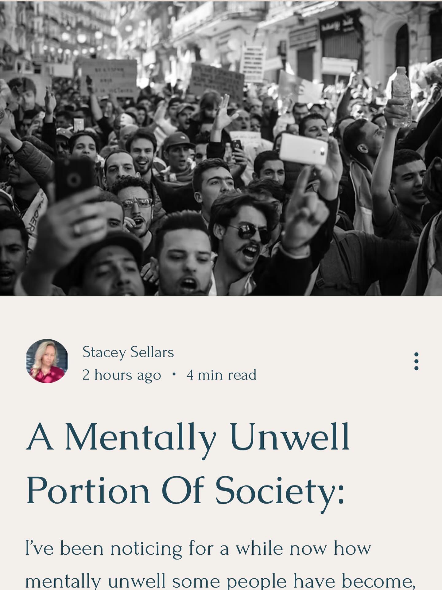 ⭐️Heres an excerpt from my latest article:
I’ve been noticing for a while now how mentally unwell some people have become, with social media highlighting the demise of their sanity, and in turn, their humanity. With the assassination of Charlie Kirk this week, I think my concerns for the mental state of a faction within society is totally justified!
People have formed this delusional grandiose belief that their opinion is the golden standard for the entire world, and if anyone dares to disagree or publicly voice an opposing opinion, then these same people believe they have the right to hurl the most vile and disgusting abuse, send death threats, riot in the streets, loot, violently attack people, and in some cases murder them. And what I find the most disturbing of all (which we have seen highlighted this week) are the people who are rejoicing and celebrating the assassination of someone who dared to have a different opinion to them. All with the disgusting justification that Charlie “spewed hate” so he therefore “deserved” to be assassinated.
The sheer hypocrisy, projection, and blinding unawareness of their own hateful behaviour could only be likened to a parasitic disease! I honestly couldn’t think of a more hateful behaviour than rejoicing and justifying the celebration of a human life being taken just because you don’t agree with their opinion. The lack of compassion and care towards human life is a very clear sign that darkness has taken control of some people’s minds, and on a deeper level, perhaps even their soul…
⭐️ To read the full article on Insta follow the link in bio & click ‘latest article’.
To read on FB clink the link below.
https://www.staceysellarscoaching.com/post/a-mentally-unwell-portion-of-society
#mentallyunwell #losttheirway #humanity #differenceofopinion #raiseyourvibrationalfrequency #valuelife #openyourheart #hatetolove