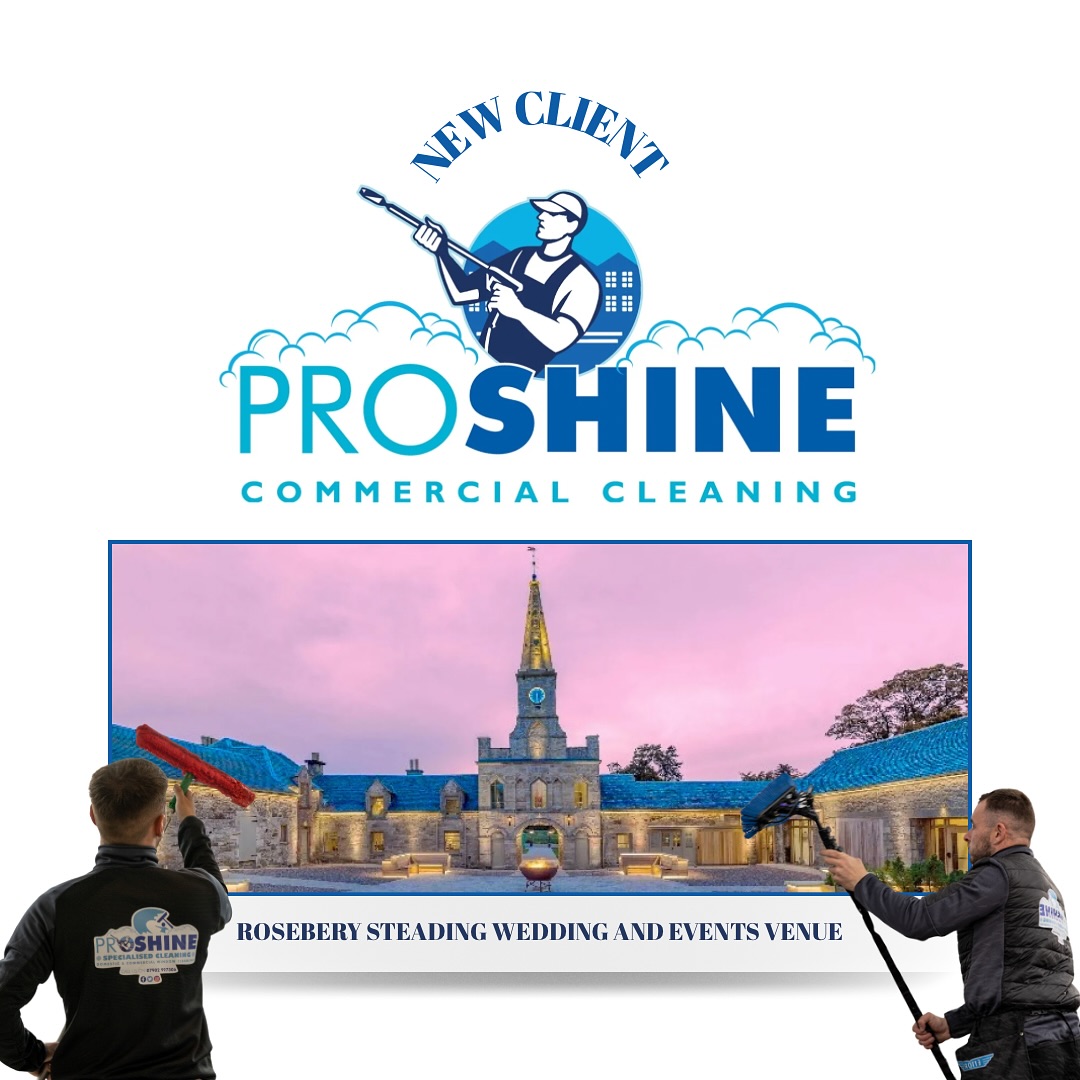 ✨ New Client Alert! ✨
We’re absolutely delighted to welcome Rosebery Steading Wedding Venue on board with ProShine Commercial Cleaning! 🥂💍🧼
After our first couple of cleans, the venue is looking unbelievable! Ready to shine for every special occasion. 🌟
If you’re looking for reliable, professional commercial cleaners to make your business or venue sparkle, get in touch with us today for your free quote.
📩 Contact us now and let ProShine bring the shine to your space!