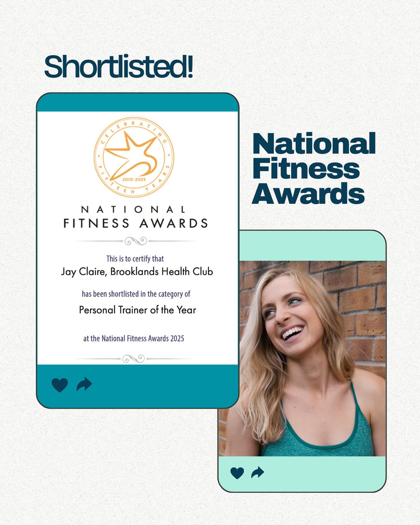 I’m delighted to share that I’ve been shortlisted by the National Fitness Awards and am once again in the running for Personal Trainer of the Year!
The award celebrates those who show next-level enthusiasm for their work and go the extra mile to help their clients achieve their goals, so it’s a real honour to be recognised in this category amongst some fantastic personal trainers.
I was the category runner-up last year so who knows, with a bit of luck the judges might decide this is my year🤞
Thank you to all of my amazing clients for putting their trust in me and putting in the work that evidently makes me look good - haha!
Thank you also to the fab team at @brooklandshealthclub for helping my smooth transition to a new facility this year - and what a great facility it is too!
@national_fitness_awards
#nationalfitnessawards #personaltraineroftheyear #personaltrainer #manchesterpt #femalept #success
