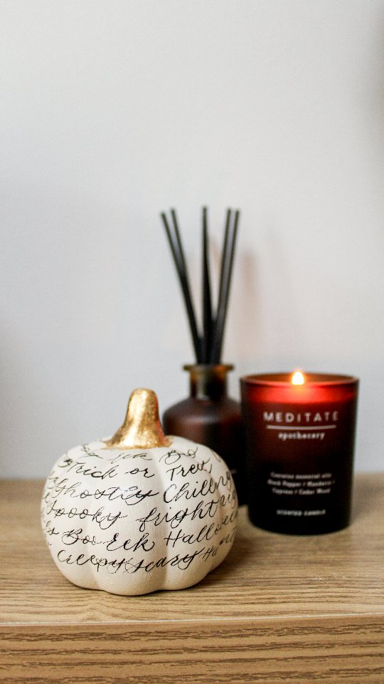 A quick look into how I made my pumpkin family 🎃
These ceramic pumpkins are handpainted, gold leaf'd and calligraphy'd by me.
The words are pencilled on first to ensure the calligraphy flows. I then put the ink to nib. Once the ink dries, I rub out the pencil and let the shiny ink do the talking ✨ ✒️
These pumpkins were really handmade with love!
Find them on my Etsy shop - link in my bio.
#CotswoldsCalligraphy #halloweendecor #halloween #halloweendécor #halloweenhomedecor #autumndécor #autumndecor #autumnaldecor #autumnalhomedecor
