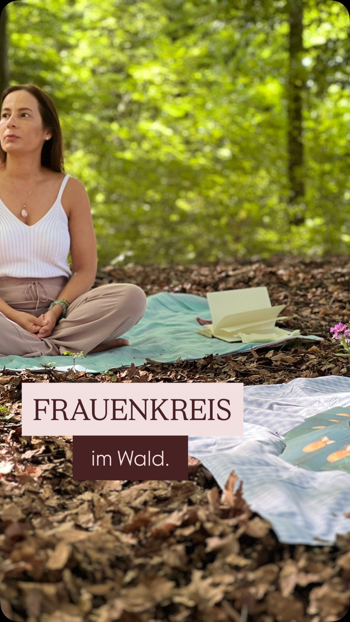 Wir hatten gestern einen wunderschönen Frauenkreis zusammen mit der Mondfinsternis 🌒. Der Wald hat uns gezeigt, wie wir im Vertrauen mit dem Fluss des Lebens fließen können.