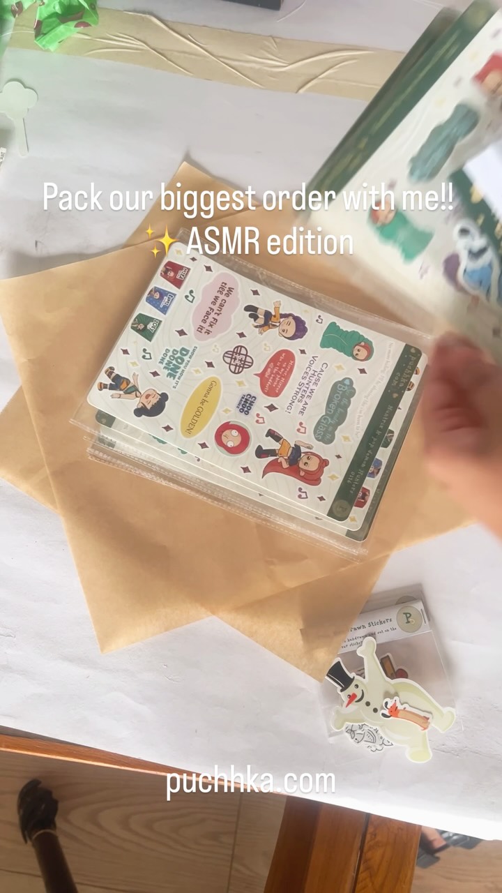 This is our biggest order yet! A customer ordered 7 Huntrix Sticker sheets (now out of stock) and 7 Derpy tiger sticker packs ( only 2 packs left in stock ) few days back in the Clearance Sale. Cant be more grateful for the love. Only 8 more days left for the sale and then the shop website will be closed indefinitely. This is the last chance to grab the remaining goodies!
